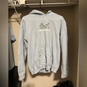 Alpha Phi Omega Light Blue Hoodie